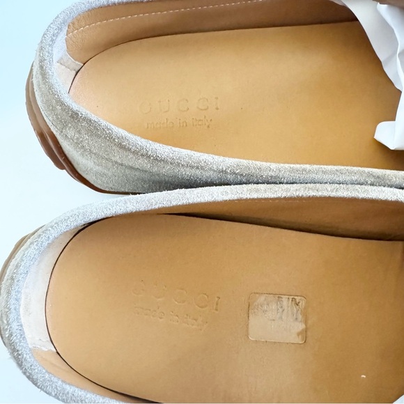 Gucci Mens Horsebit Drivers Suede Loafers Size 11 - Picture 10 of 16